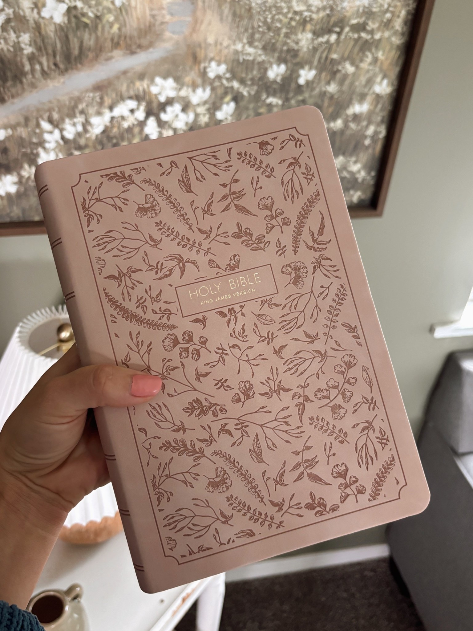 The cutest Bible 🤍 vegan leather & even comes with a 1 year reading plan!! 

#LTKFamily #LTKFindsUnder50 #LTKHome