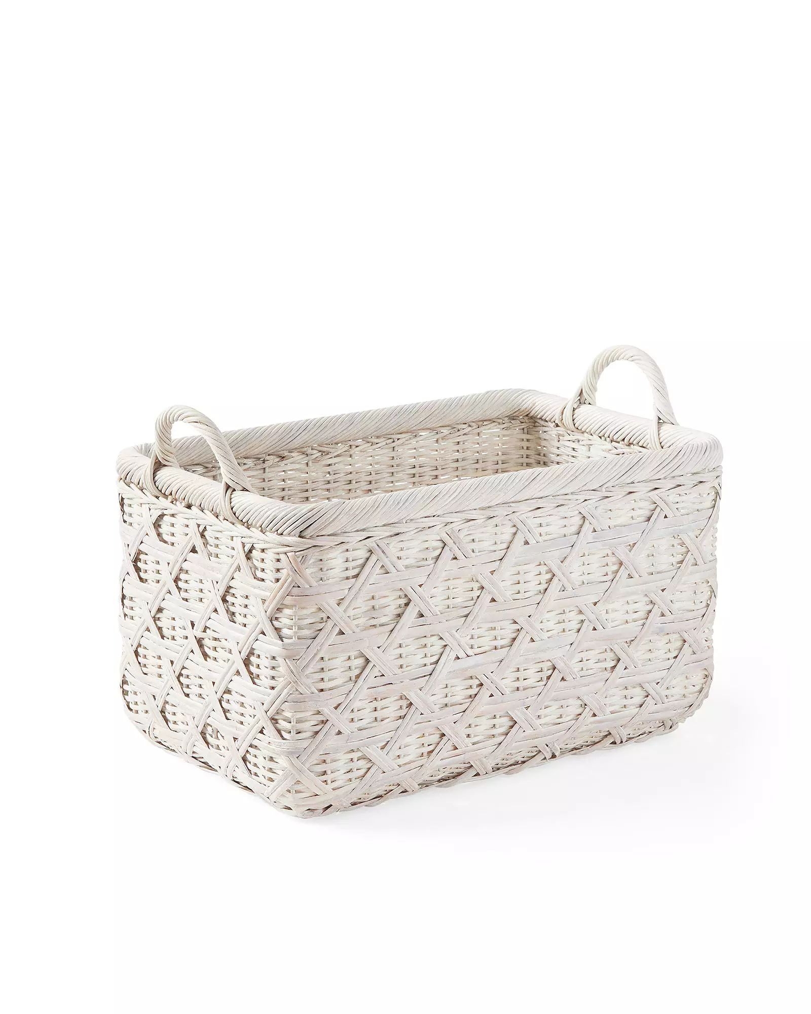 Sag Harbor Rattan Basket | Serena and Lily