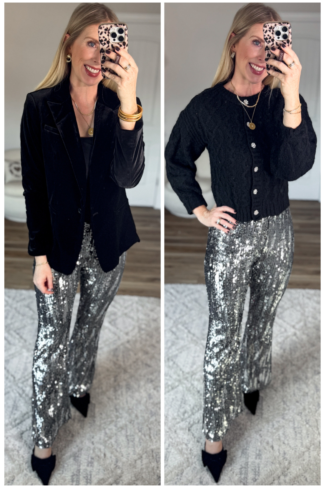2 ways to wear these $18 sequin pants from Walmart! 

Small 

#LTKFindsUnder50 #LTKStyleTip #LTKHoliday