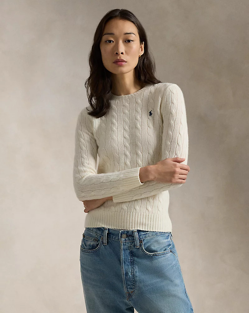 Cable-Knit Wool-Cashmere Jumper for Women | Ralph Lauren® UK | Ralph Lauren (UK)