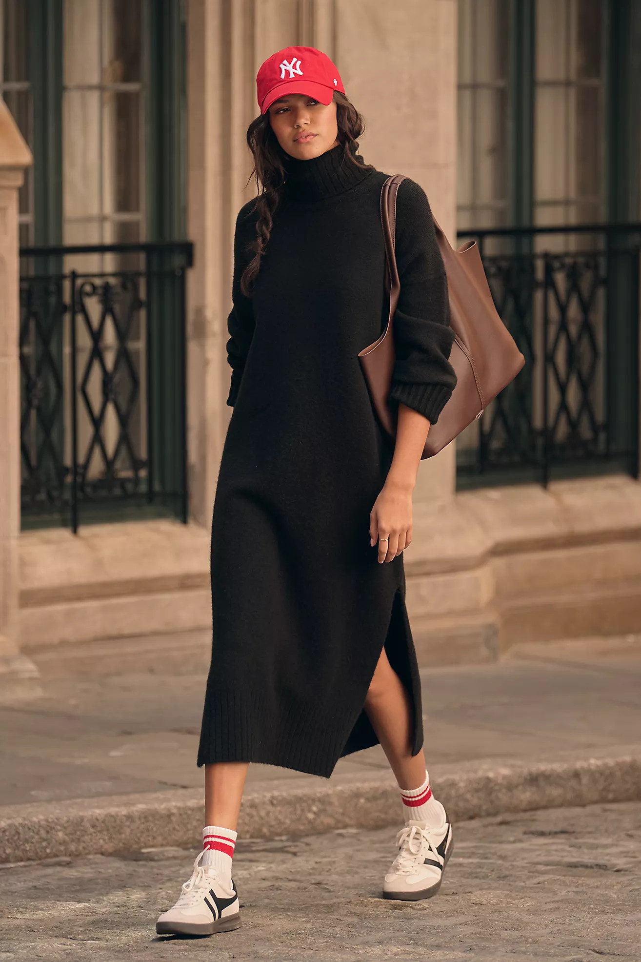 Daily Practice by Anthropologie Karigan Sweater Midi Dress: Turtleneck Edition | Anthropologie (US)