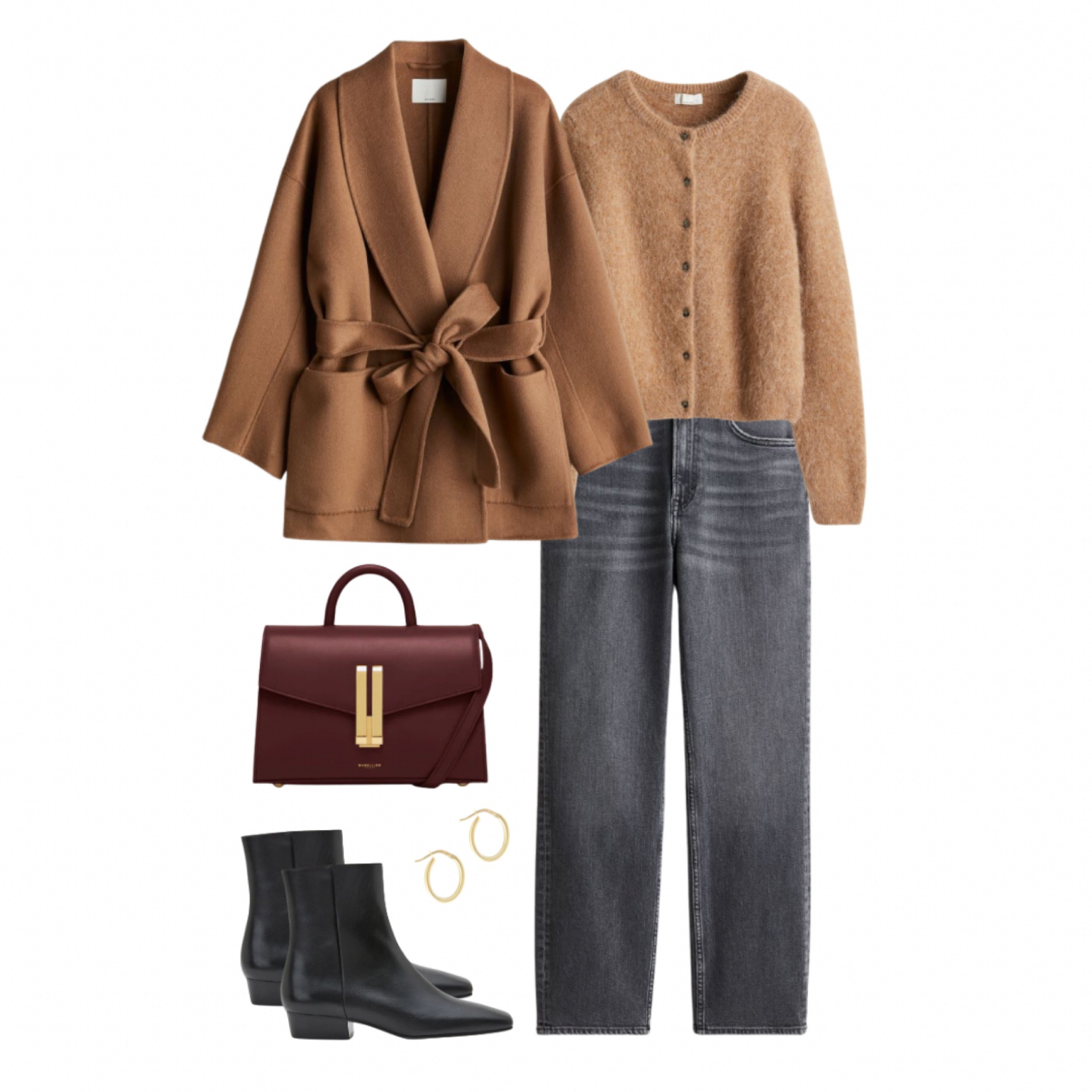 Wool jacket, alpaca cardigan, burgundy bag, fall style, autumn outfit 

#LTKMidsize #LTKStyleTip #LTKOver40