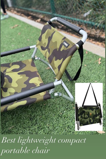 The lightest weight most compact chair, perfect for sports games and story the back of your trunk. 

#SportsChair #SportsGame #PortableChair #CampingChair #PullUpChair #BeachChair #CampChair 

#LTKtravel #LTKhome #LTKfamily
