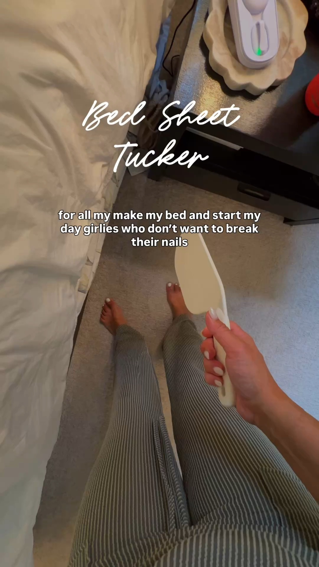 this makes tucking the sheets in a breeze

#LTKgrwm #LTKdayinmylife #LTKHome