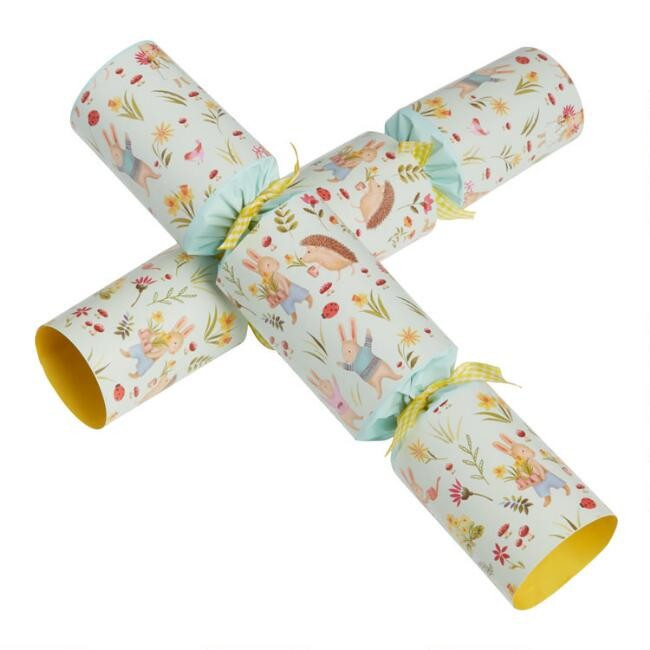 Large Blue Easter Bunny Crackers 6 Count | World Market