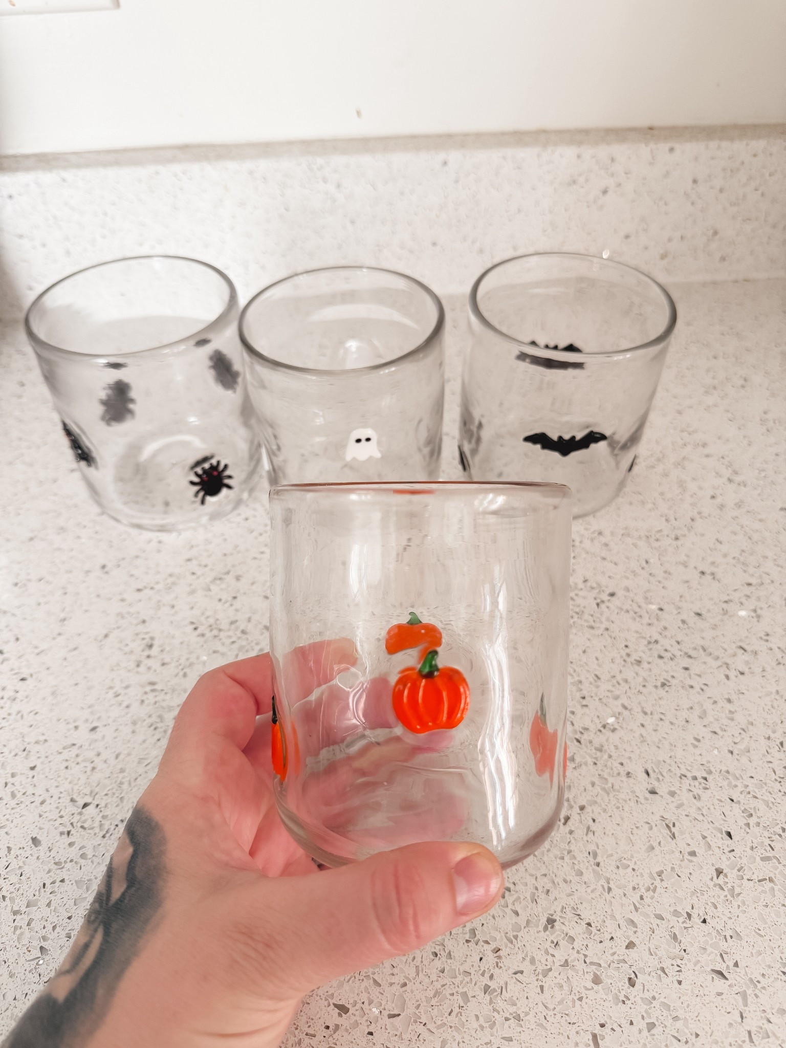 Love these cute set of 4 cups for fall/Halloween 🎃🧡🖤

#LTKSeasonal #LTKHome #LTKFindsUnder100