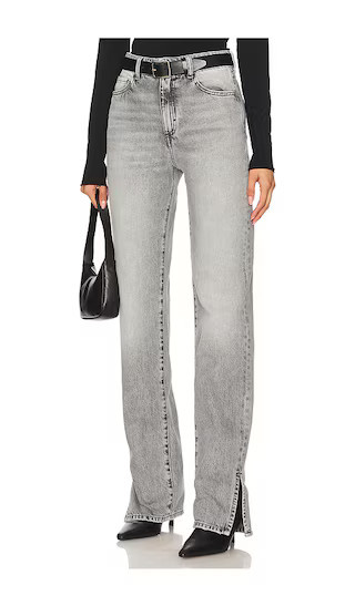 Icon Denim Jodie Straight Leg Jeans in Grey. Size 25. Also in 24, 26, 28, 29, 31. | Revolve Clothing (Global)
