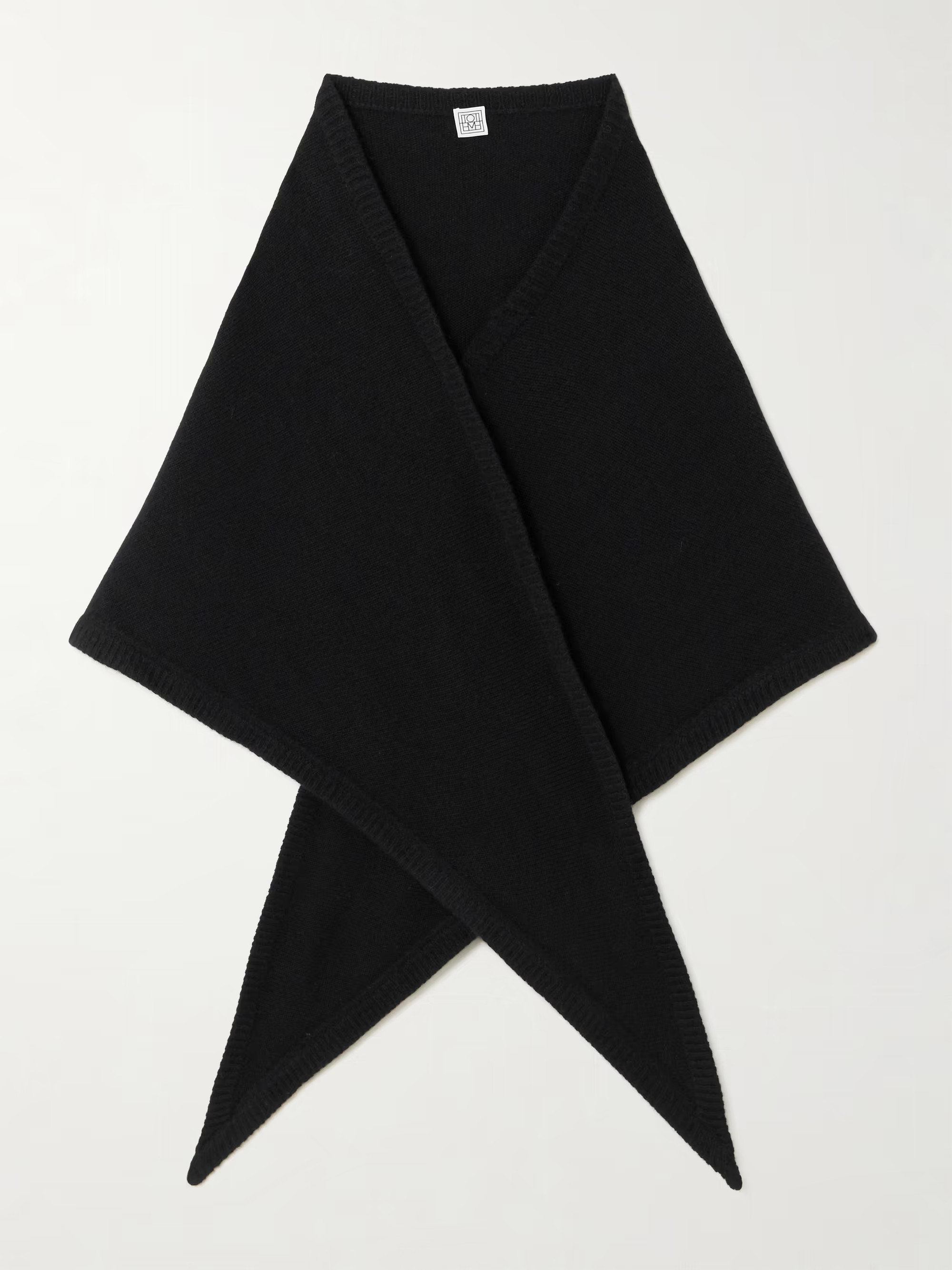 Triangle wool and cashmere-blend scarf | NET-A-PORTER (UK & EU)