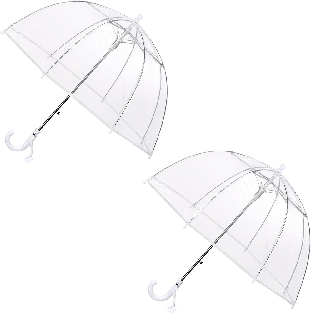 RONIARE Kids Clear Bubble Umbrellas for Rain Dome Windproof Umbrella for Kid Girls and Boys | Amazon (US)