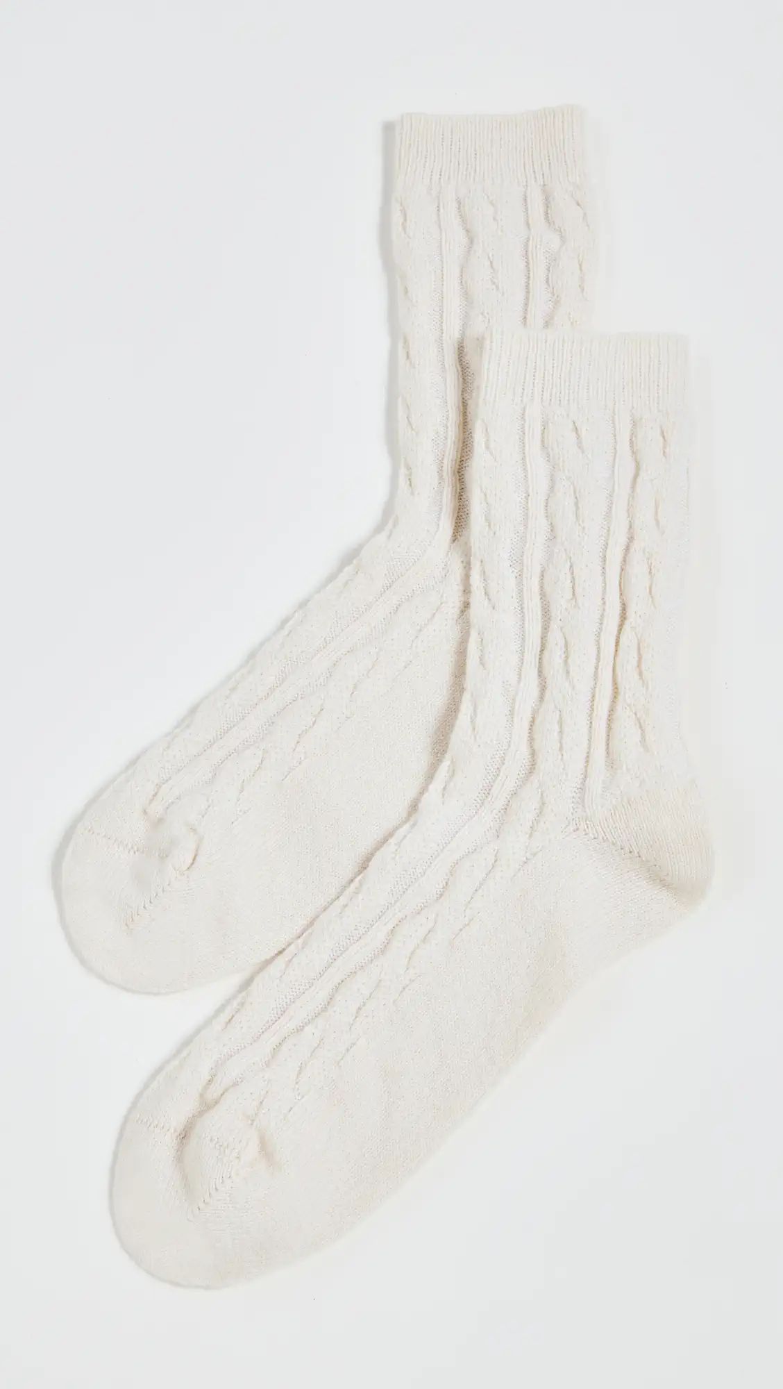Rosie Sugden Cashmere Bed Crew Socks | Shopbop | Shopbop
