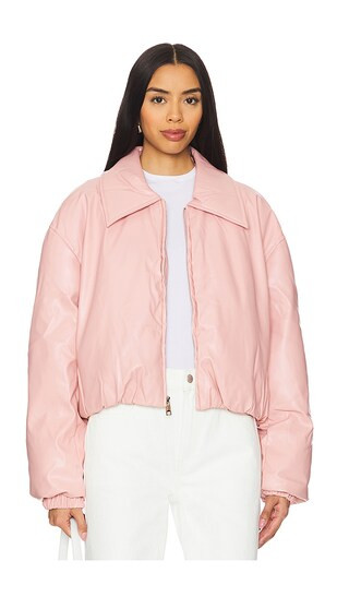 BOMBER EN CUIR ELSA | Revolve Clothing (Global)
