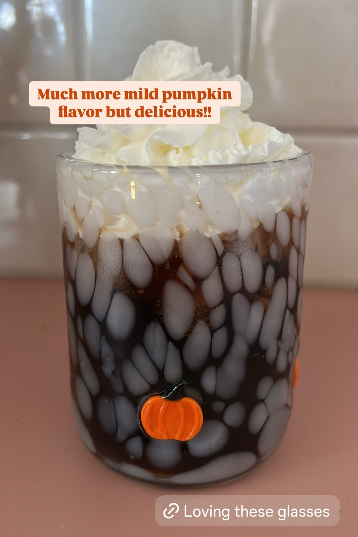 Much more mild pumpkin flavor but delicious!!