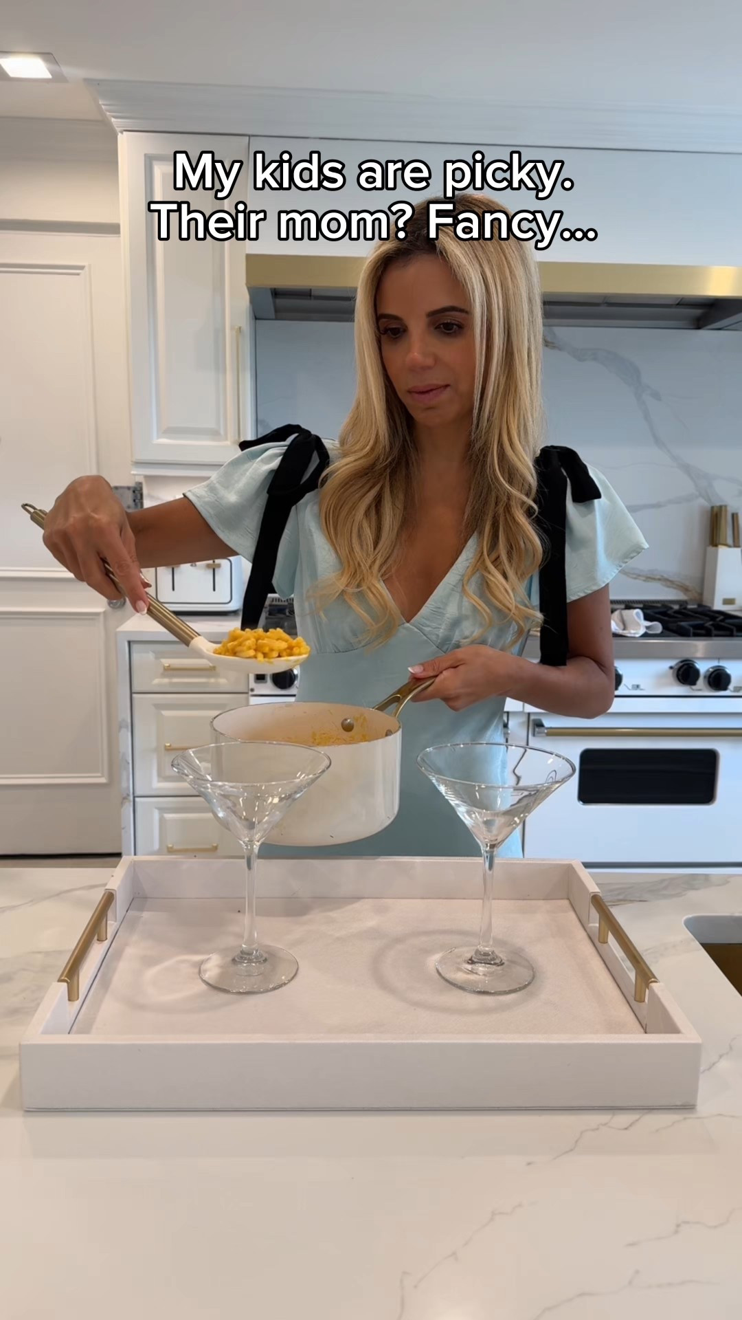 When Mac and cheese meets Michelin Manhattan.  
Love this dress that’s on sale.  Wearing an xs.  

#LTKFamily #LTKSummerEdit #LTKFindsUnder50