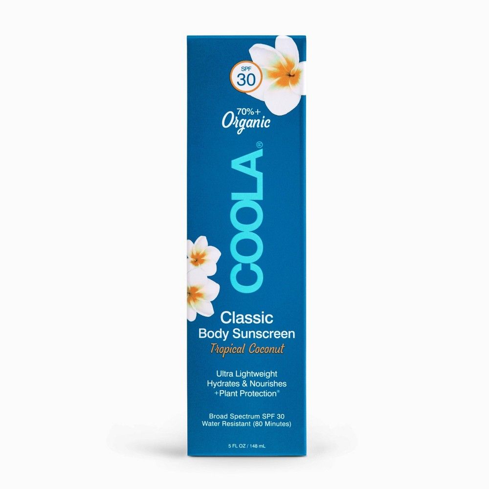 Coola Organic Classic Body Sunscreen Lotion - SPF 30 - Tropical Coconut - 5.0oz | Target