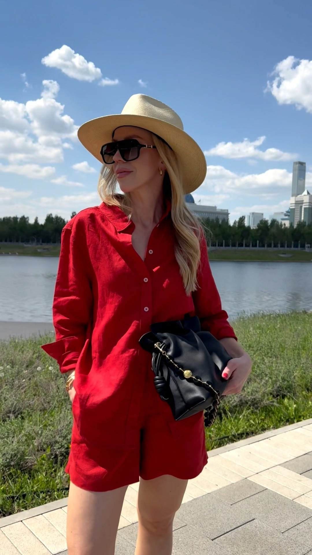 This linen set is a must have for summer and the chile red will sell out quickly so order now. I took size S in the shirt and XS in the shorts. This is the set you’ll wear all summer long!

#LTKSaleAlert #LTKOver40 #LTKSeasonal