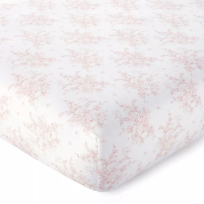 Levtex Baby® Heritage Floral Fitted Crib Sheet in Blush | buybuy BABY