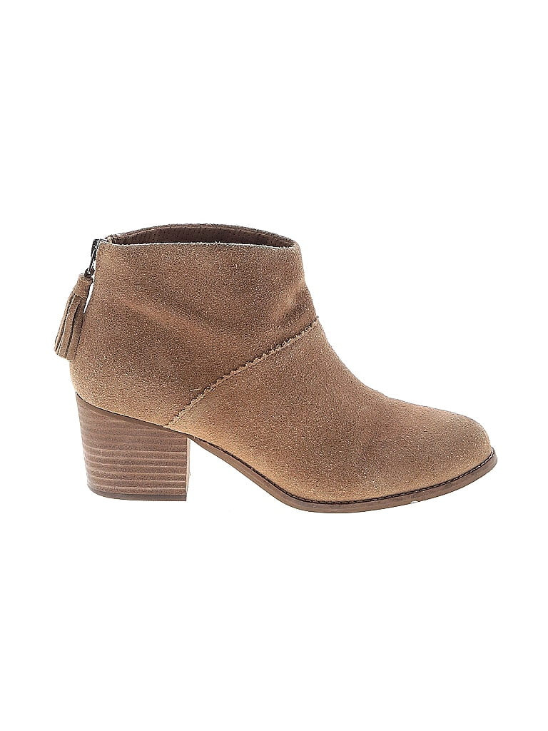 TOMS Ankle Boots: Tan Shoes - Size 9 | ThredUp