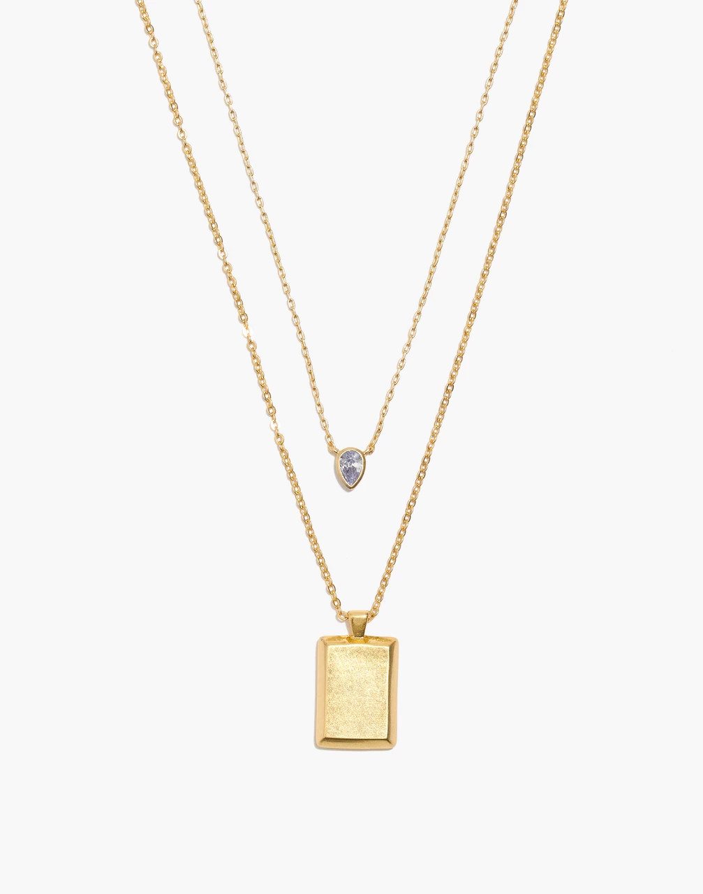 Teardrop Pendant Necklace Set | Madewell