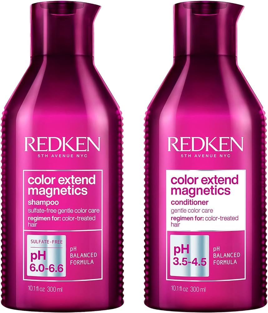 REDKEN Color Extend Magnetics Shampoo & Conditioner Set For Color-Treated Hair | Gently Cleanses ... | Amazon (US)