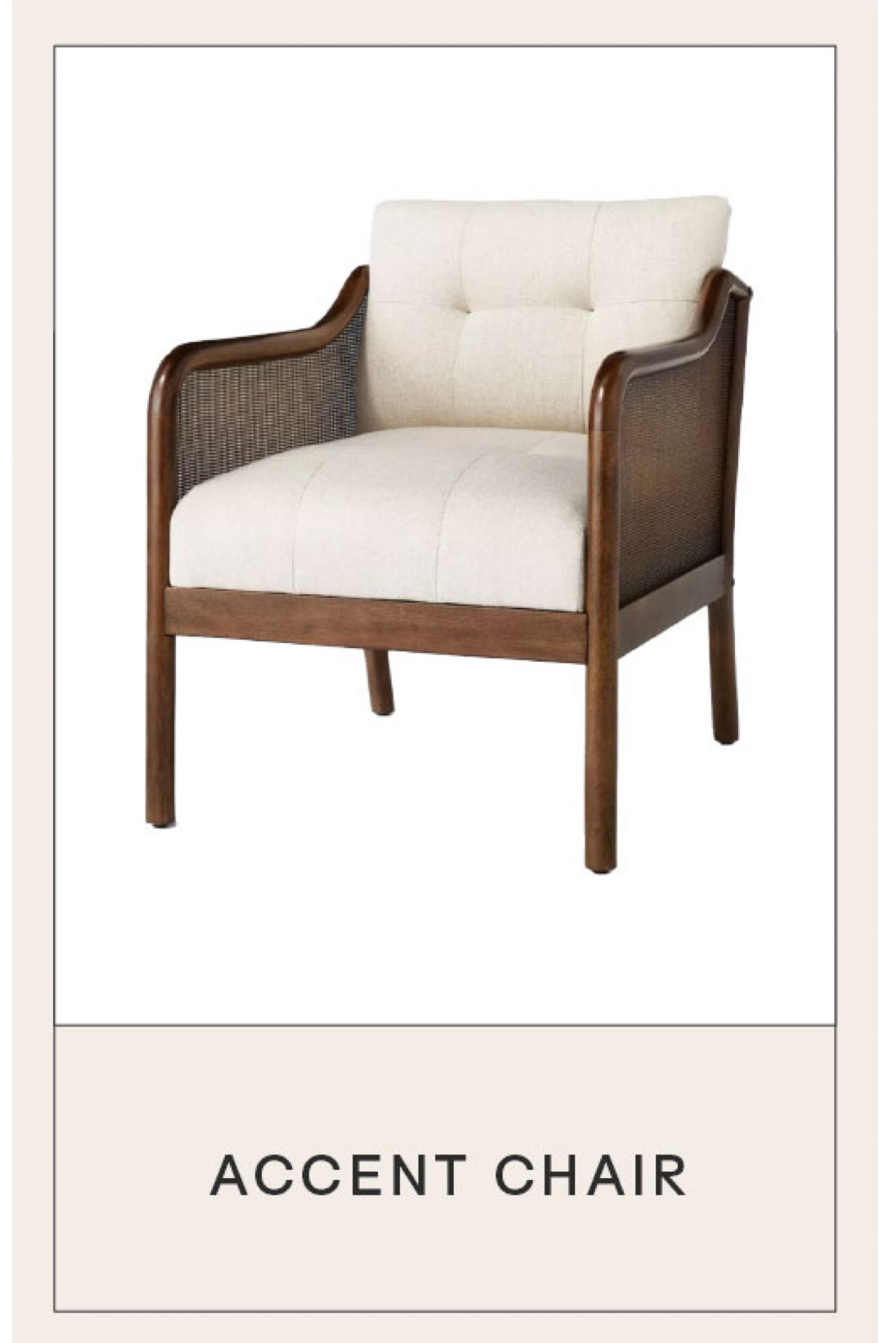 Currently swooning over this Studio McGee accent chair at Target. Gorgeous wood tones with fabric. 

#LTKhome #LTKMostLoved #LTKstyletip