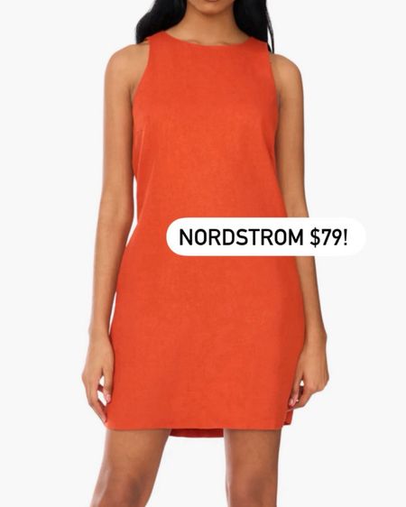 New at Nordstrom! Perfect for spring and summer! Summer dress, spring dress, easy to throw a blazer on for work too! 

#LTKfindsunder100 #LTKSeasonal