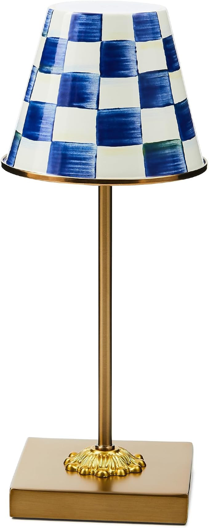 MACKENZIE-CHILDS LED Rechargeable Cafe Table Lamp, Cordless Decorative Lamp, Blue-and-White Royal... | Amazon (US)