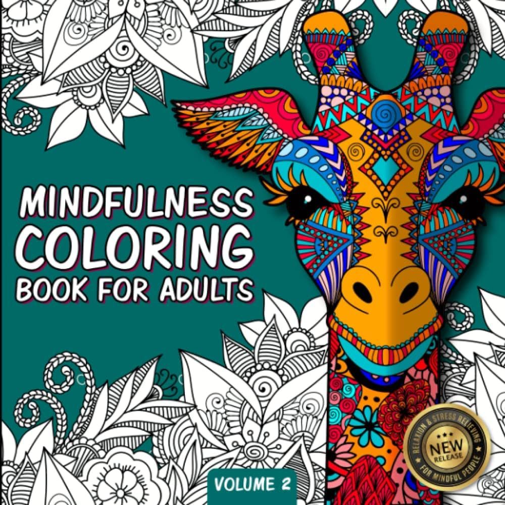 Mindfulness Coloring Book For Adults: Zen Coloring Book For Mindful People | Adult Coloring Book ... | Amazon (US)