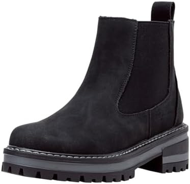 Vepose Women's Chelsea Ankle Boots Lug Sole Fashion Elastic Short Pull on 9608 Booties | Amazon (US)