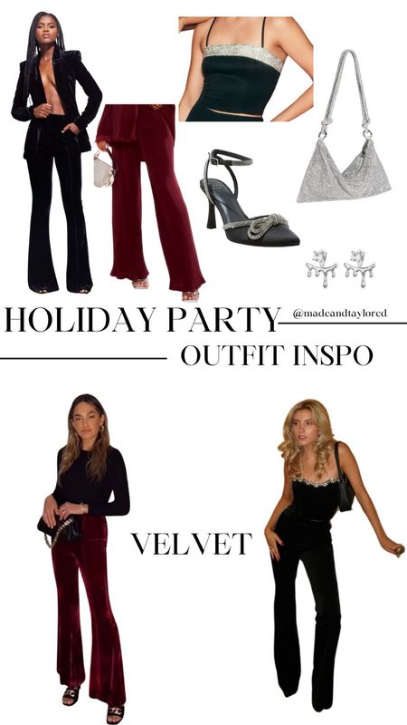 velvet is in this holiday season! dress it up a sparkly heel and bag for the perfect classy look 

#LTKfindsunder100 #LTKHoliday #LTKstyletip