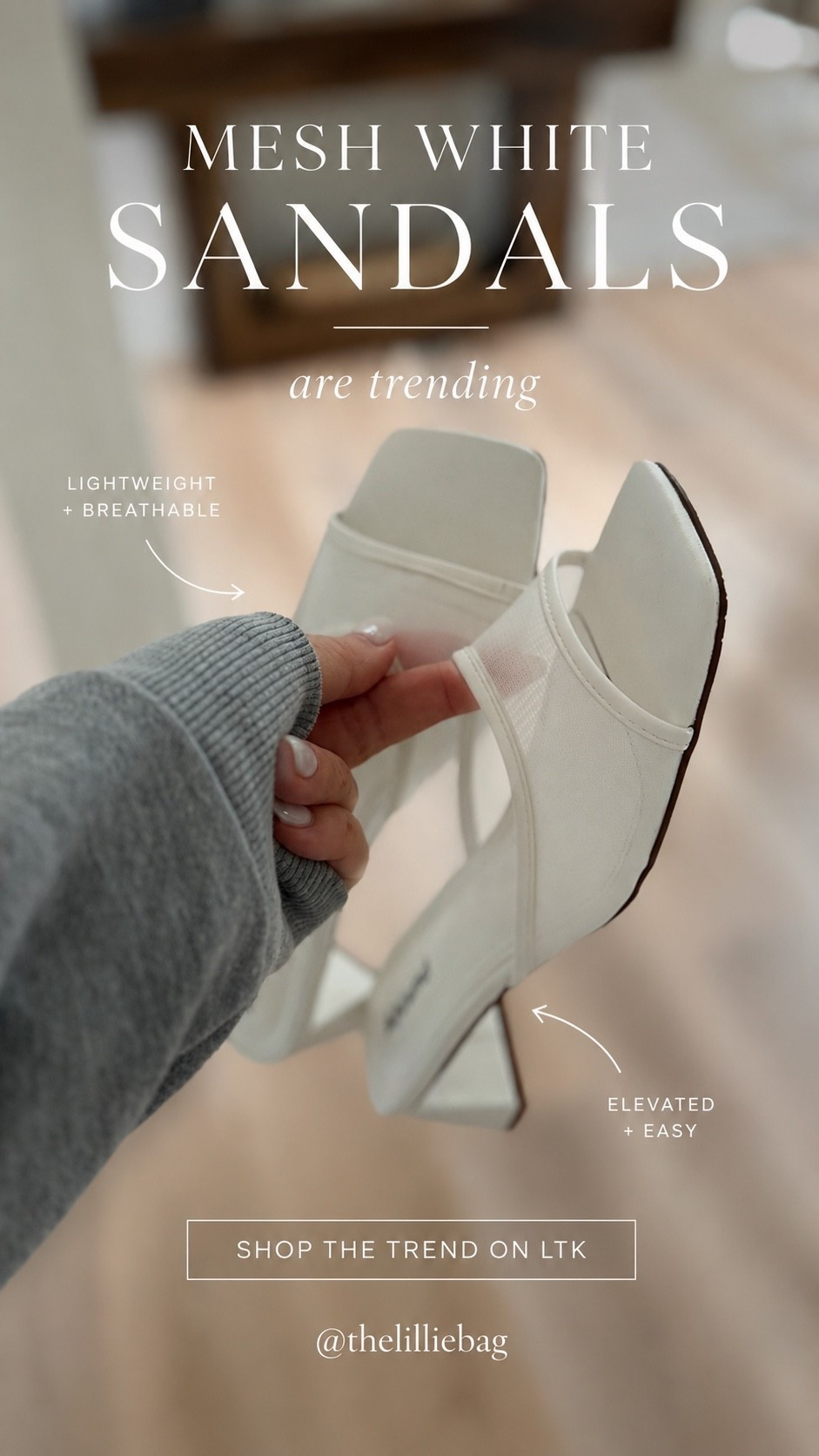 Mesh white sandals are trending in my LTK! Very comfy! Lana wore them too! More colors & priced well! 🤍

Sandals. Summer. Mesh. White sandals.

#LTKSaleAlert #LTKSeasonal #LTKootd