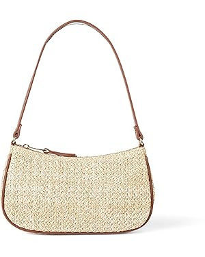 The Drop Women's Melanie Small Shoulder Bag, Natural Straw, One Size | Amazon (US)