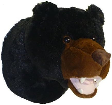 Adore 12" Tahoe The Black Bear Plush Stuffed Animal Walltoy Wall Mount | Amazon (US)