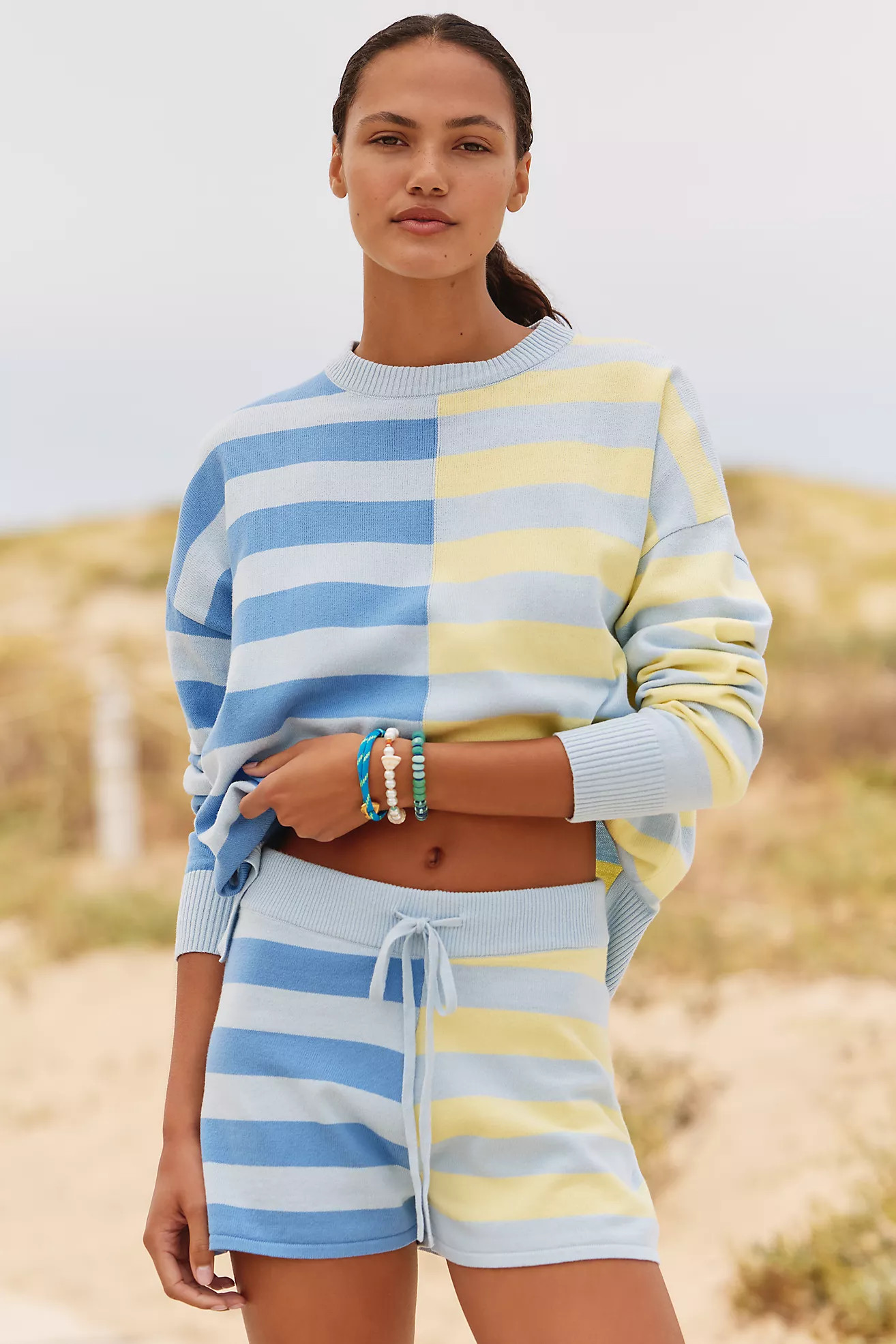 Beach Riot Balboa Knit Shorts | Anthropologie (US)