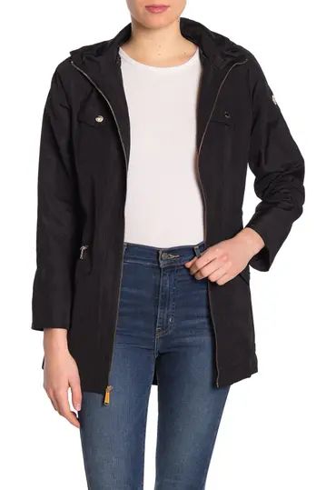 MICHAEL Michael Kors | Missy Drawstring Waist Hooded Anorak | Nordstrom Rack | Nordstrom Rack