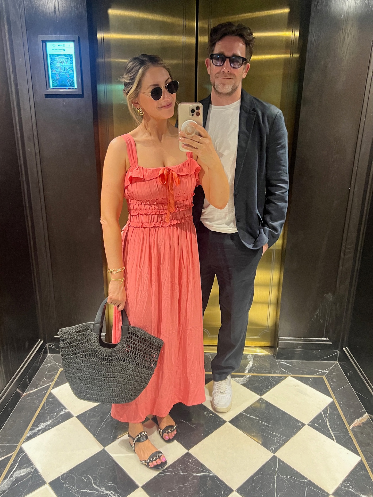 Day look in CDMX 💗 I linked a few different cute studded sandal options!

#LTKstyletip