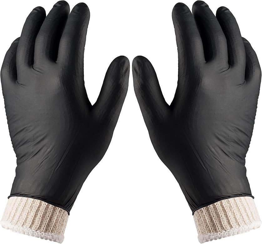 BBQ Gloves 4 Cotton Glove Liners and 100 Disposable Gloves Washable Cotton Liners Powder Latex Fr... | Amazon (US)