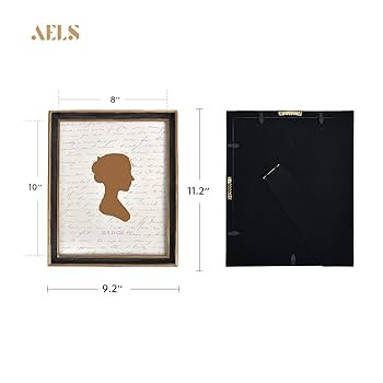 AELS 8x10 Inch Vintage Picture Frame, Elegant Antique Photo Frames with Glass Front, Photo Displa... | Amazon (US)