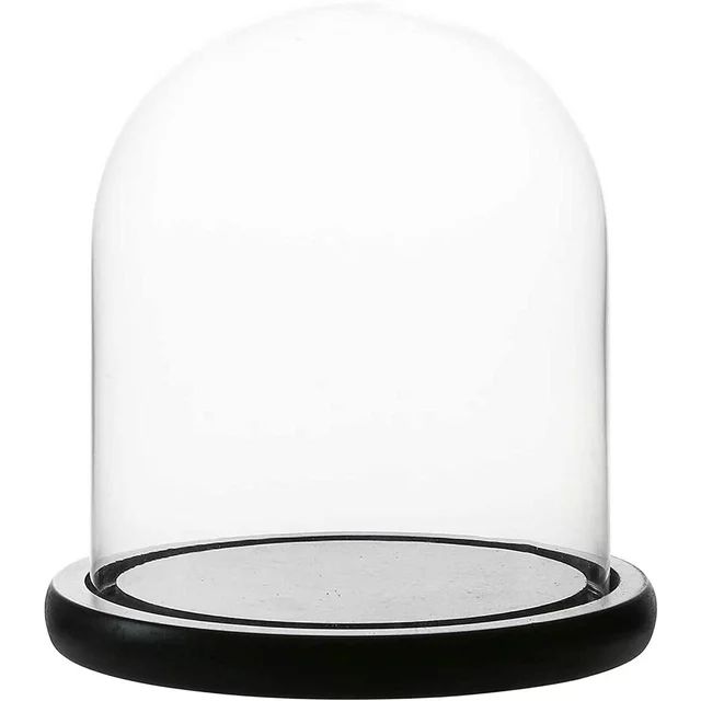 Decorative Clear Glass Dome/Tabletop Centerpiece Cloche Bell Jar Display Case Decor | Walmart (US)