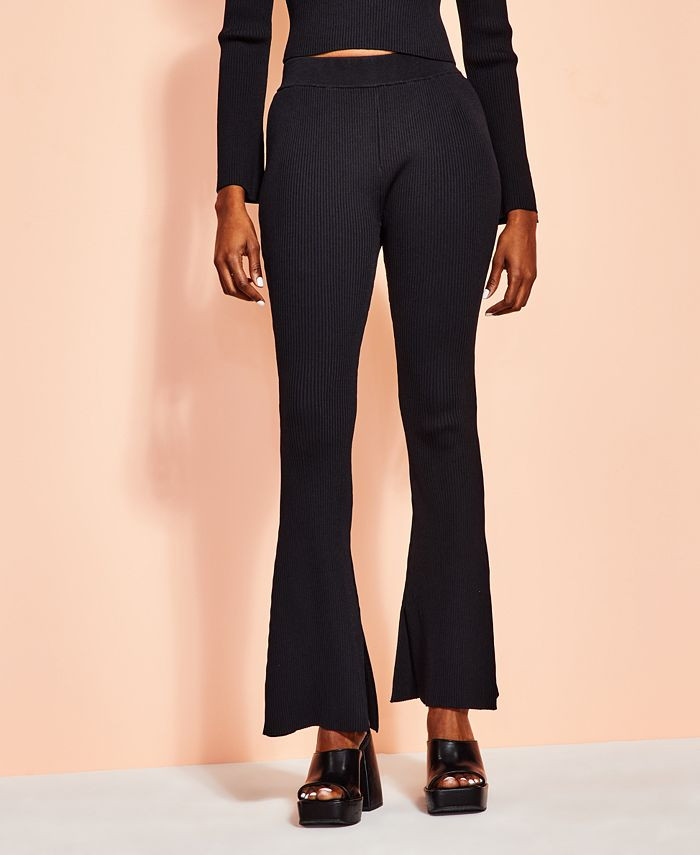 Royalty by Maluma Ribbed Pants, Created for Macy's & Reviews - Pants & Capris - Women - Macy's | Macys (US)