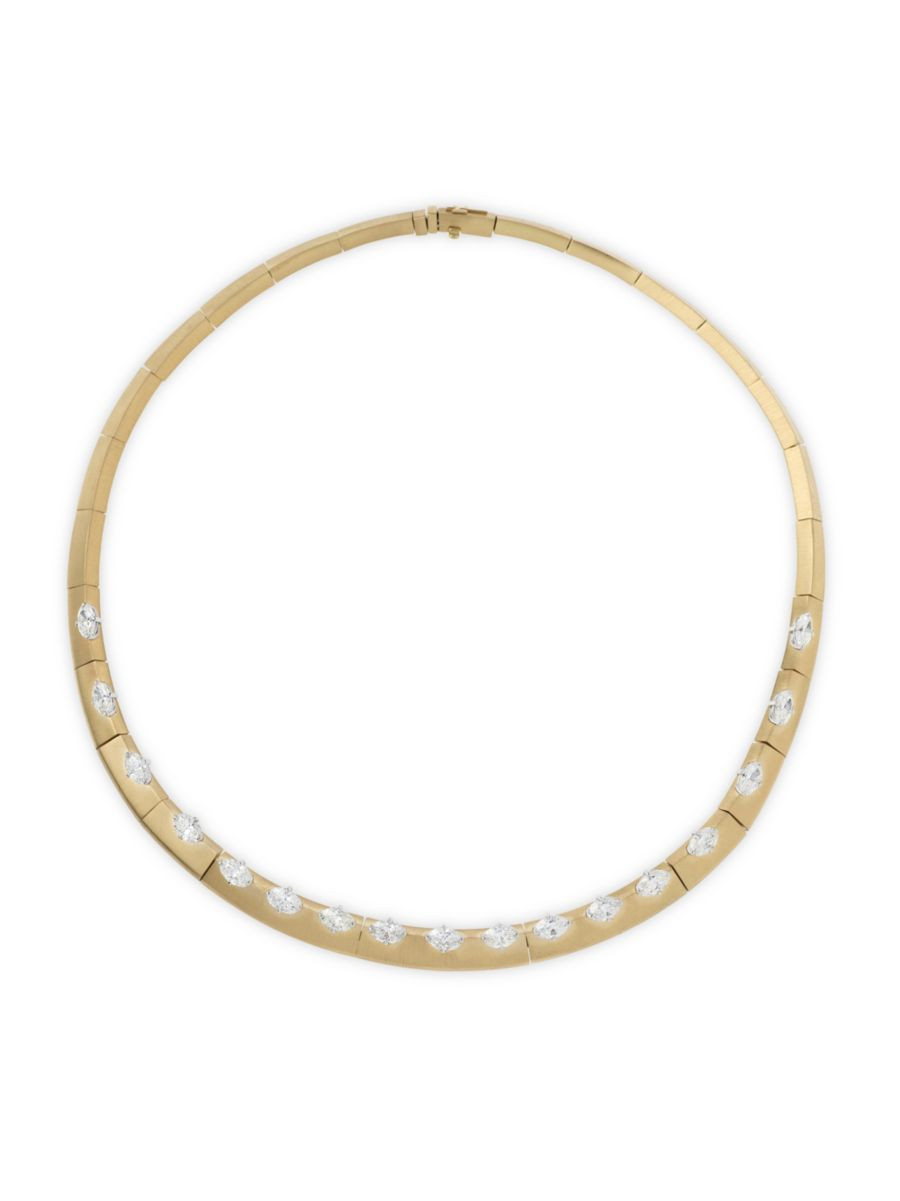 ME 18K Yellow Gold & 5.18 TCW Diamond Necklace | Saks Fifth Avenue