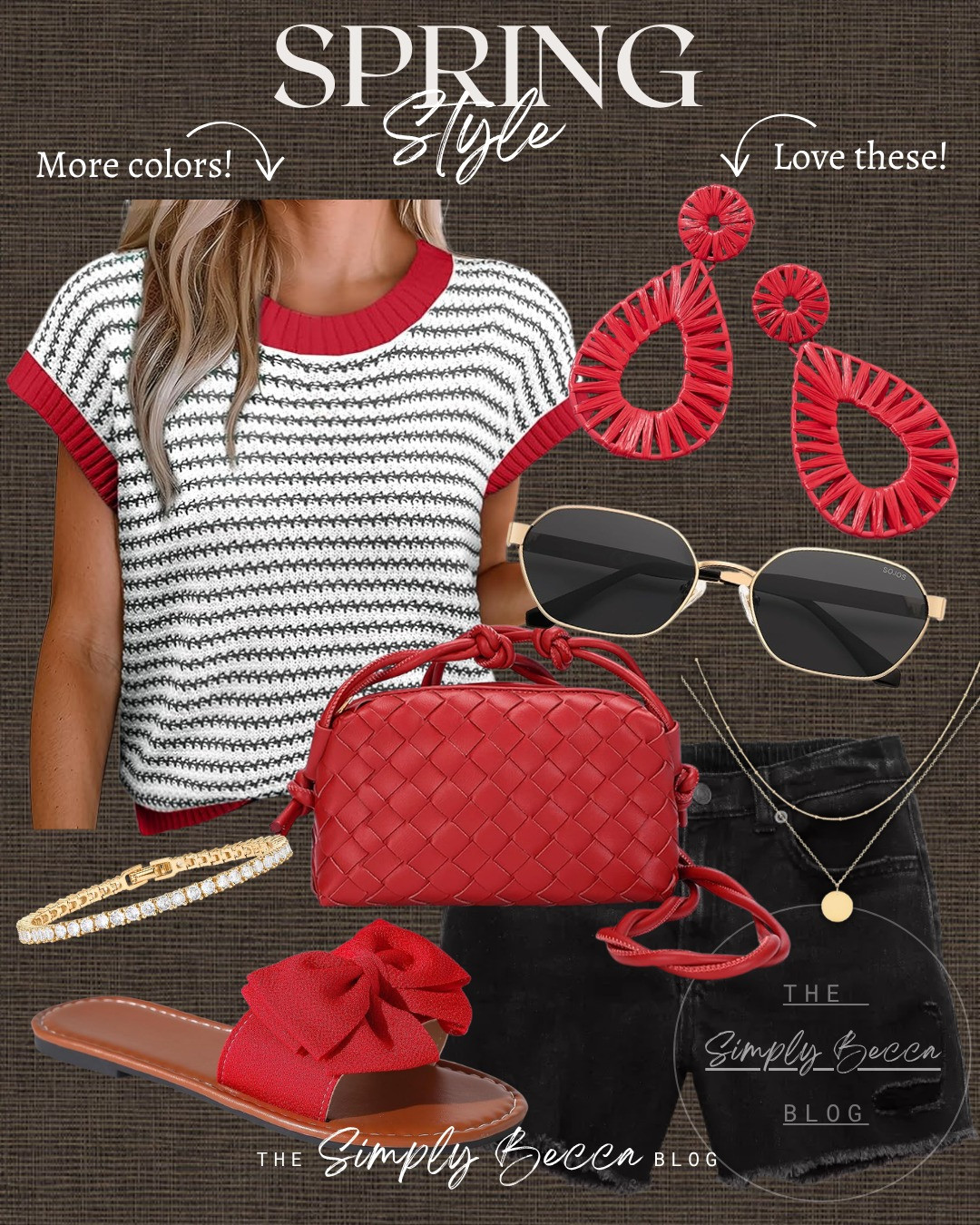 Simple Spring Looks That Feel Elevated

@amazon #amazonfashion #ltkwomens #ltkfinds #red #stripedshirt #redpurse 

 #LTKootd #LTKmomlife #LTKSeasonal