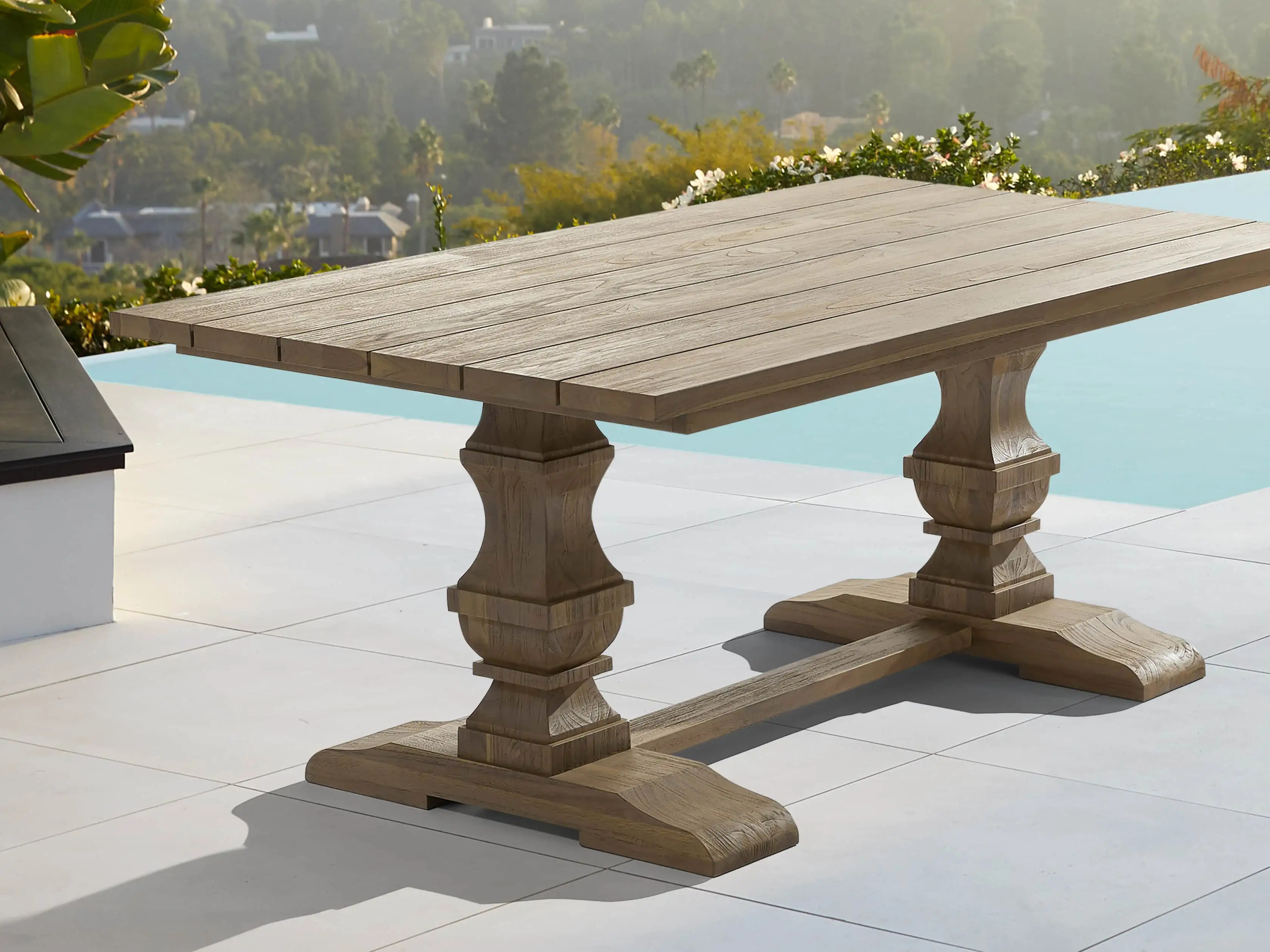 Hamptons Outdoor Rectangle Dining Table | Arhaus
