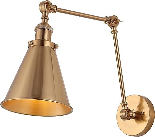 JONATHAN Y JYL7461A Rover 7" Farmhouse Industrial Adjustable Arm Metal LED Wall Sconce Rustic Boh... | Amazon (US)