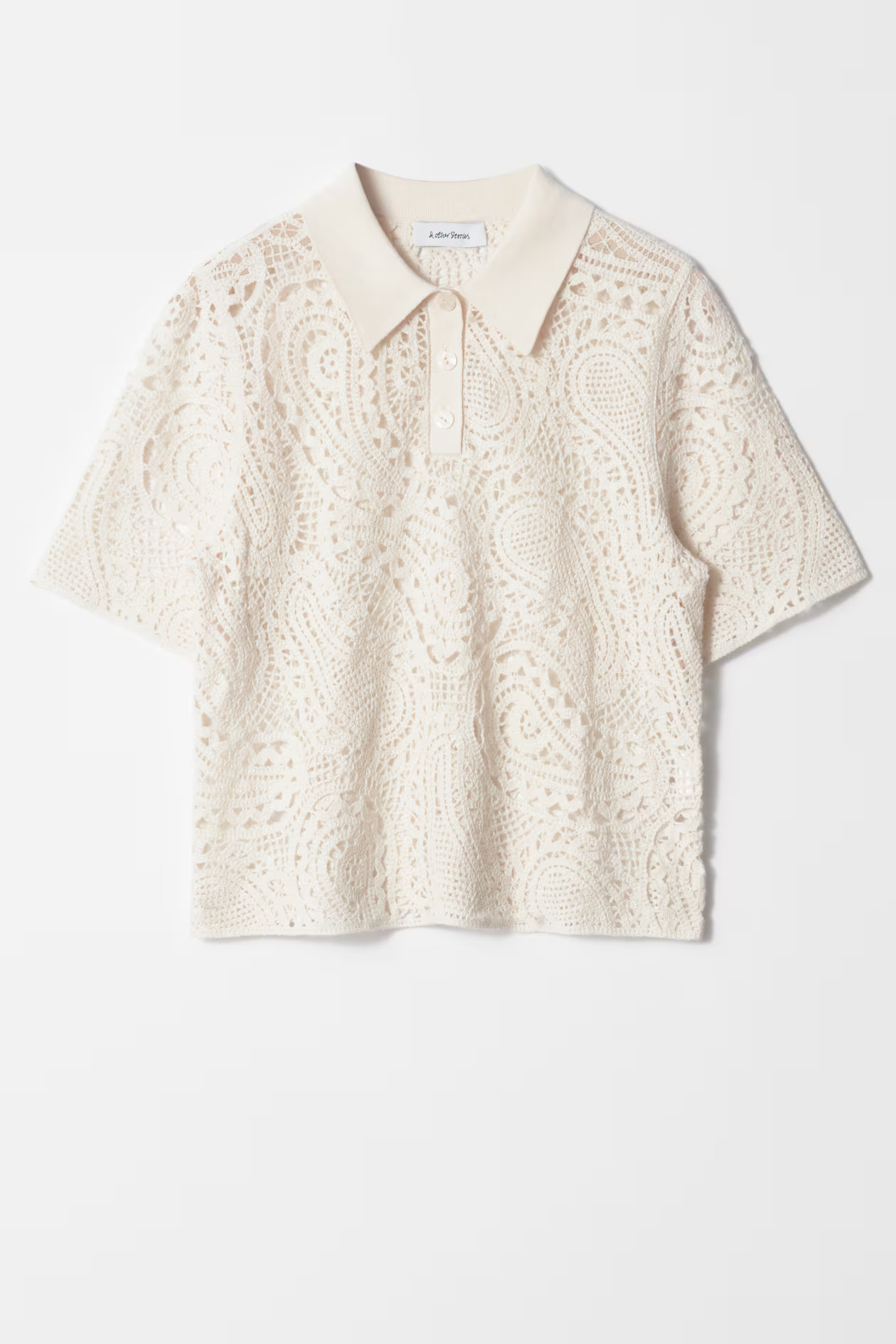 Top tipo polo de ganchillo | H&M (FR, IT, ES, PT, BE)