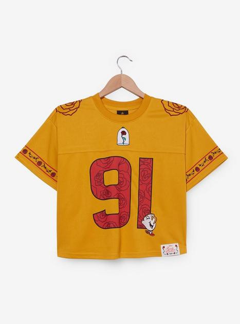 Disney Beauty and the Beast Belle Cropped Women's Football Jersey - BoxLunch Exclusive | BoxLunch