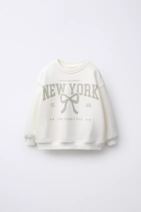CITY GLITTER SWEATSHIRT | Zara US