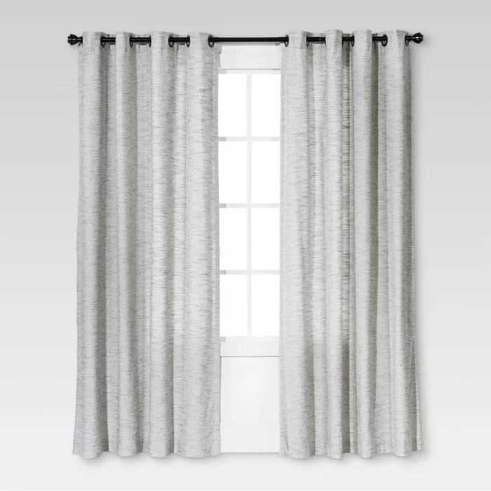 Diamond Weave Window Curtain Panel - Threshold™ | Target