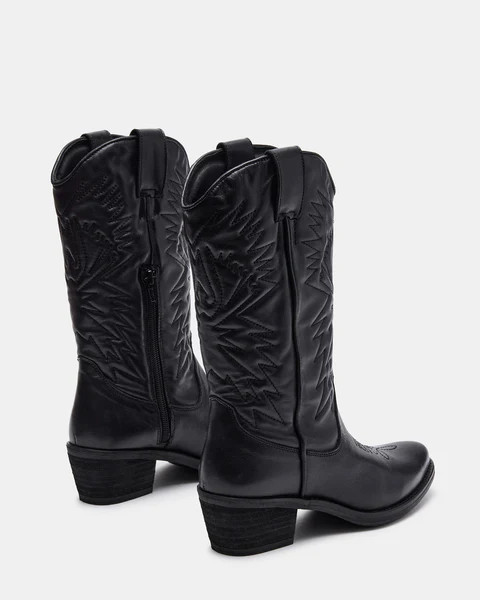 HAYWARD BLACK LEATHER | Steve Madden (US)