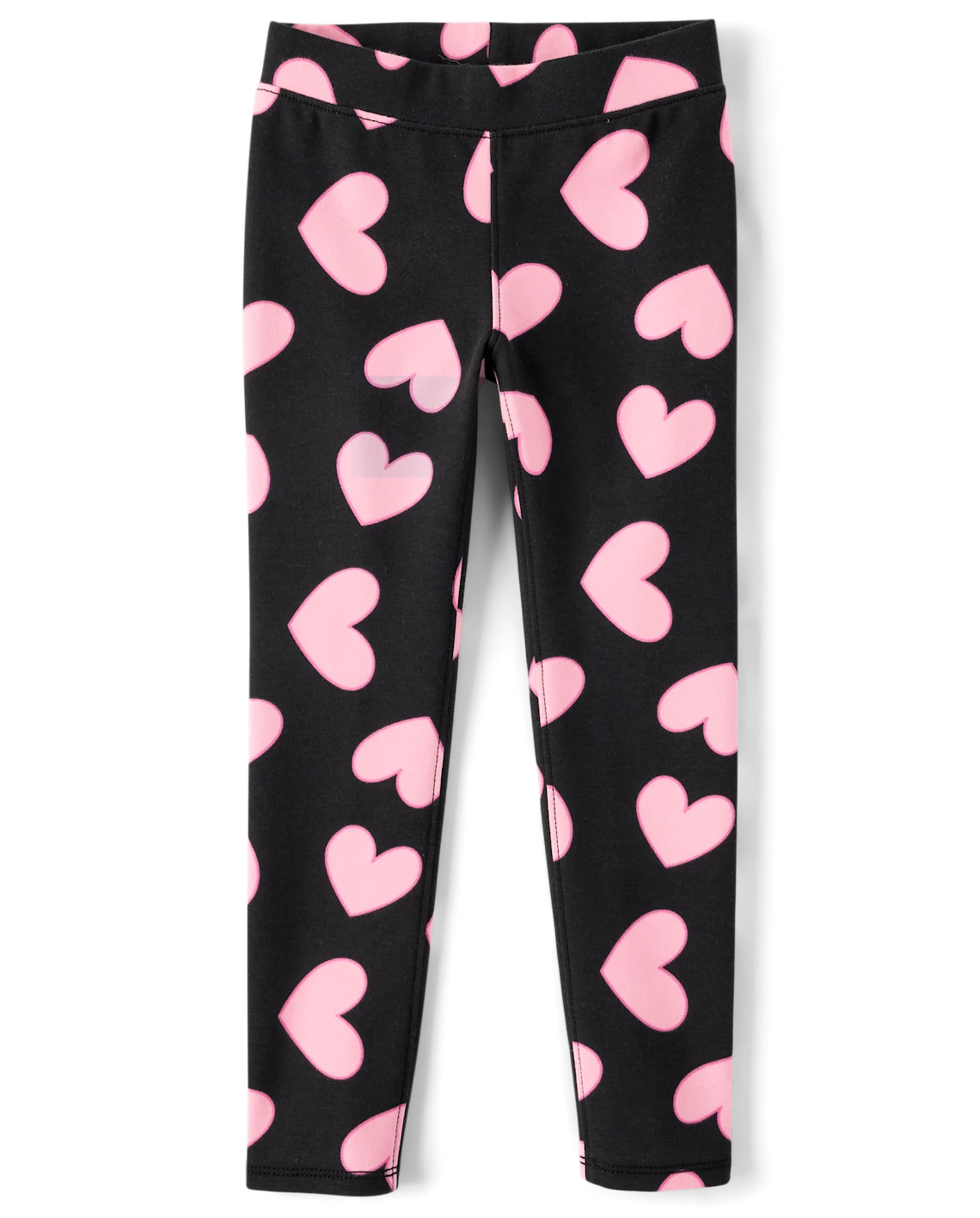 Girls Heart Ponte Knit Jeggings - black | The Children's Place