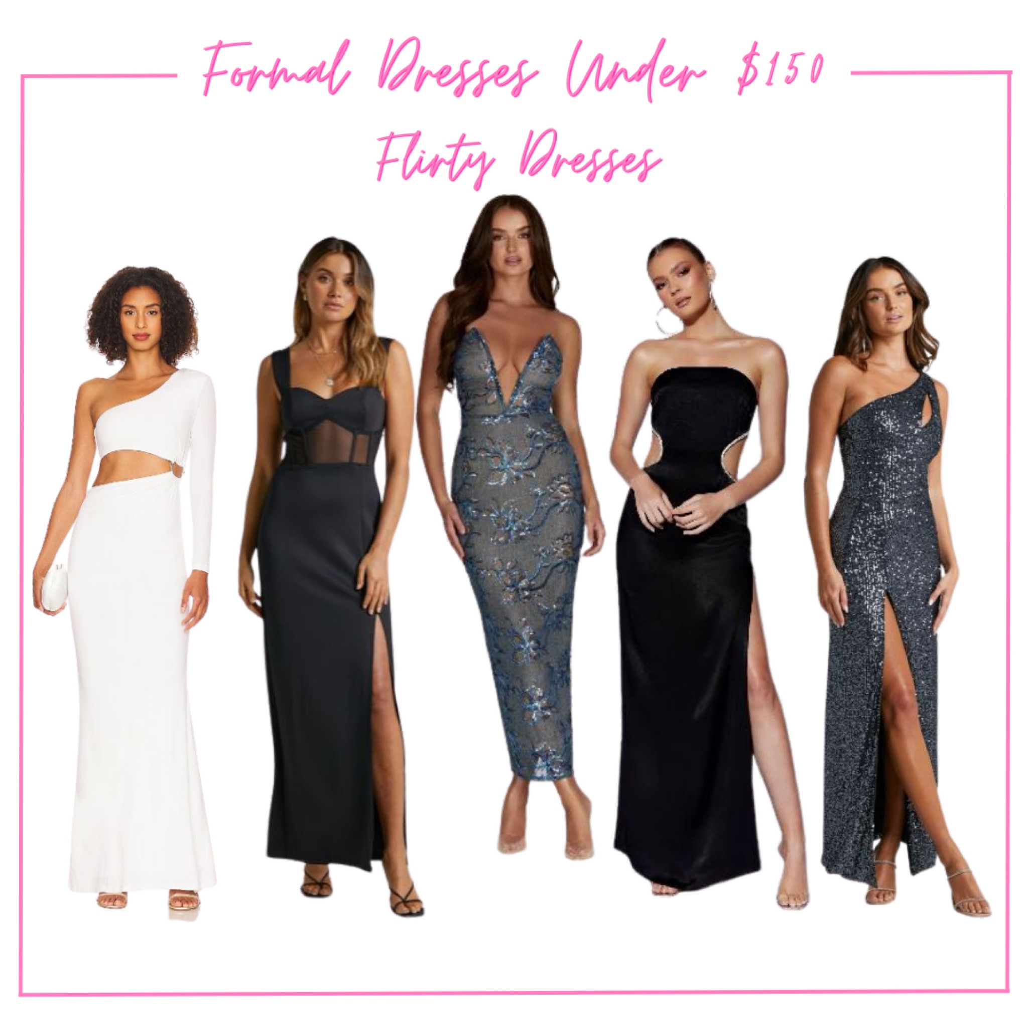 Get a flirty look for your next formal event without breaking the bank! Shop my top picks all under $150! 🖤

#LTKsalealert #LTKunder100 #LTKstyletip